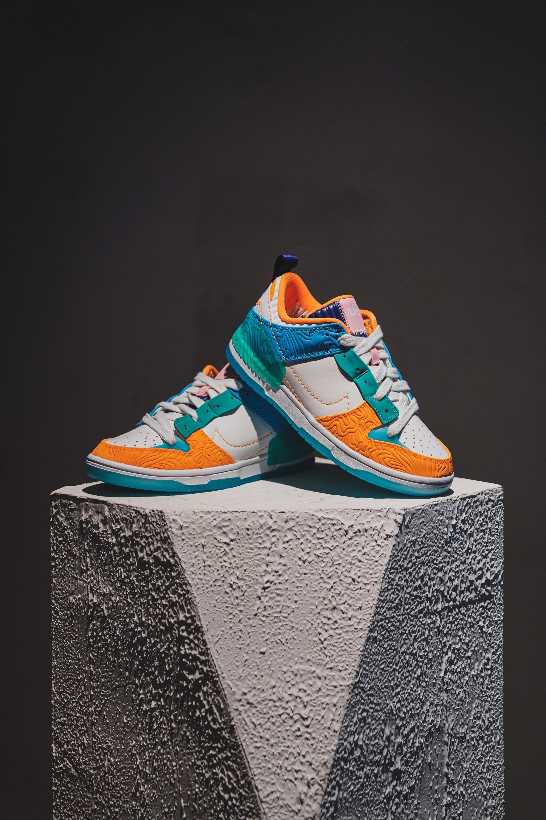 不规则纹路 x 撞色拼接 SWDC x Nike Dunk Disrupt 2